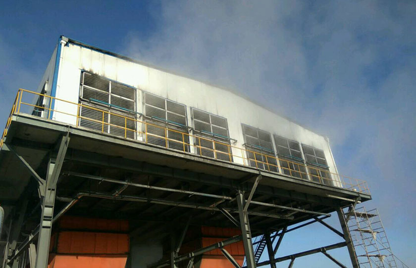 陜西文家坡礦井乏風取熱項目